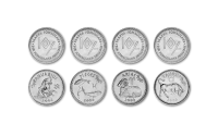 12 monetų rinkinys „Zodiako ženklai“
