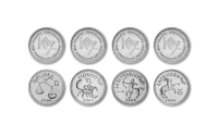 12 monetų rinkinys „Zodiako ženklai“