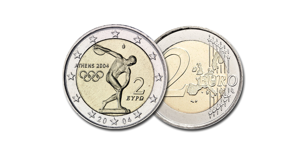 Proginių 2 eurų monetų kolekcija, pirmoji moneta Proginių 2 eurų monetų kolekcija, pirmoji moneta