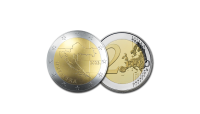   Proginių 2 eurų monetų kolekcija, pirmoji moneta
