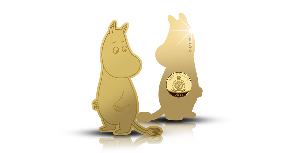 Auksinė moneta „Muminukas“