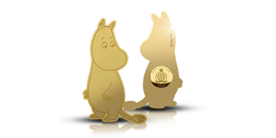 Auksinė moneta „Muminukas“