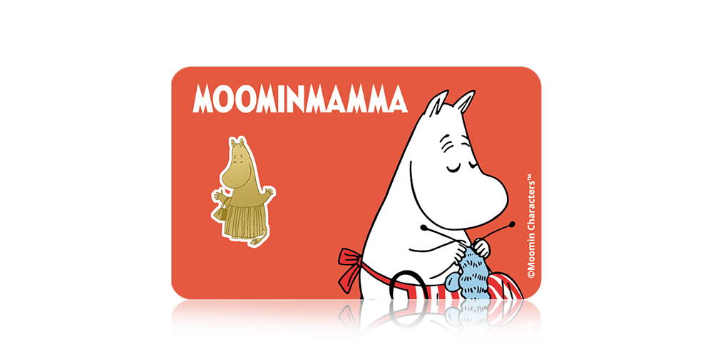 Auksinė moneta „Muminuko mama“1