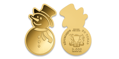 Auksinė moneta „Sniego senis“