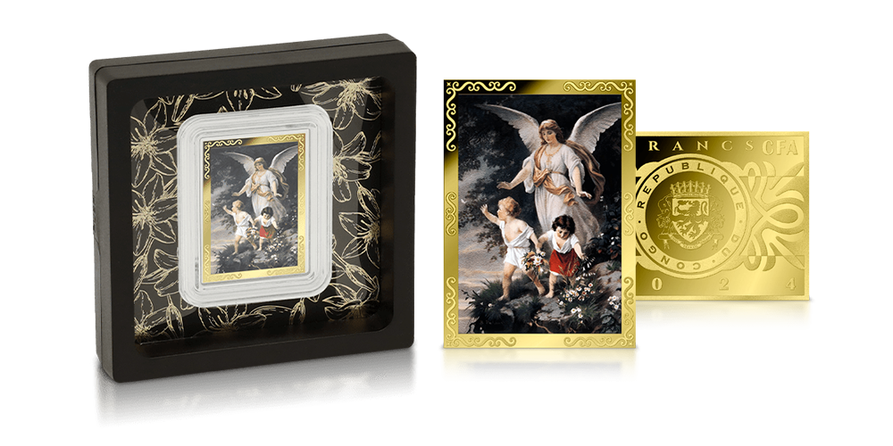 Gryno aukso moneta „Angelas sargas – dangiškasis globėjas“