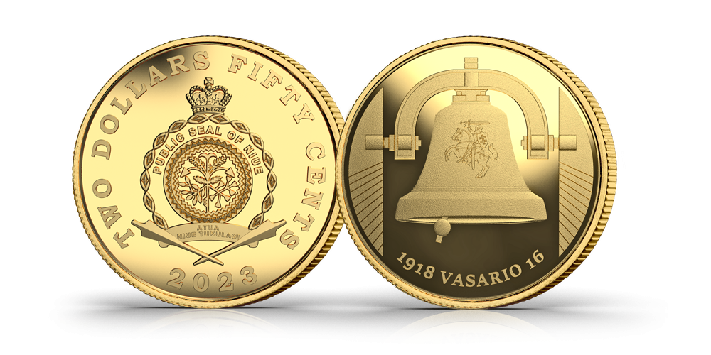 Aukso moneta „Laisvės varpas“ Aukso moneta „Laisvės varpas“