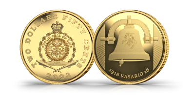 Aukso moneta „Laisvės varpas“