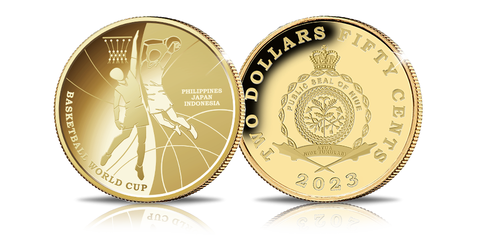 Aukso moneta „Pasaulio krepšinio čempionatas 2023“