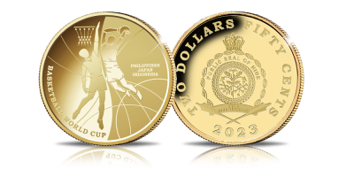 Aukso moneta „Pasaulio krepšinio čempionatas 2023“