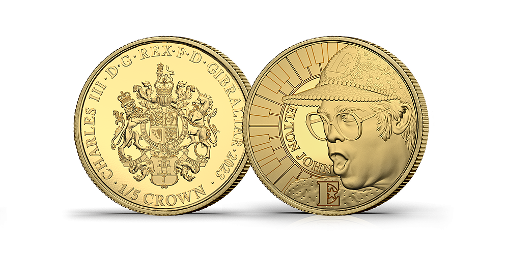 Aukso moneta, skirta popmuzikos legendai – serui Eltonui Džonui