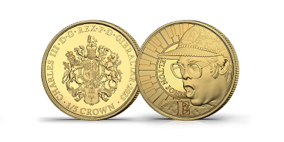 Aukso moneta, skirta popmuzikos legendai – serui Eltonui Džonui