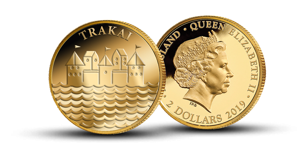 2 Kolekcija Keturios sostines antroji moneta Trakai