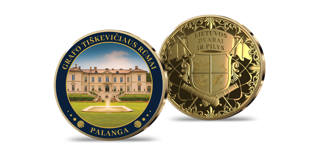 Kolekcija „Lietuvos dvarai ir pilys“, medalis „Grafo Tiškevičiaus rūmai Palangoje“