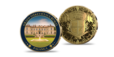 Paauksuotų medalių kolekcija „Lietuvos dvarai ir pilys“