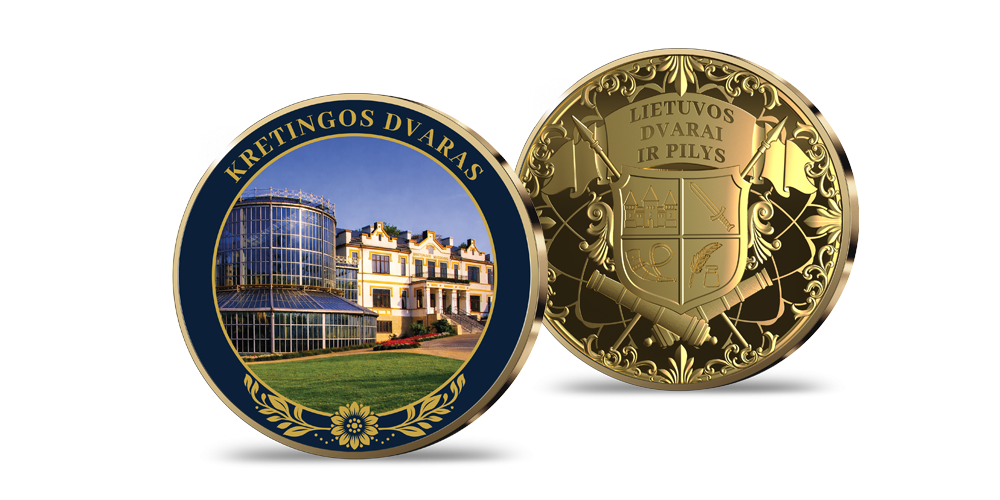 Kolekcija „Lietuvos dvarai ir pilys“, medalis „Kretingos dvaras“