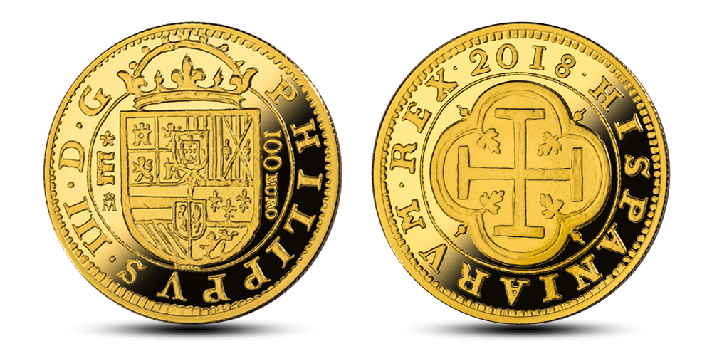 2018 atkurta viena iš žinomiausių istorinių aukso monetų - „2 eskudai Pilypas III“!