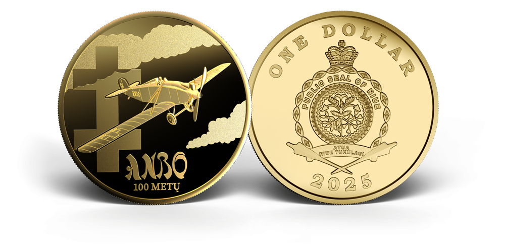 Gryno aukso moneta „ANBO I – 100 metų“