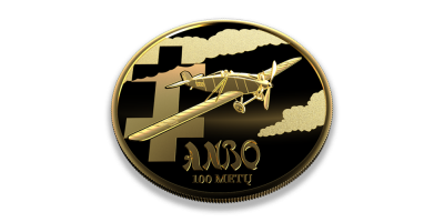 Gryno aukso moneta „ANBO I – 100 metų“