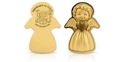 Gryno aukso moneta „Angelas sargas“