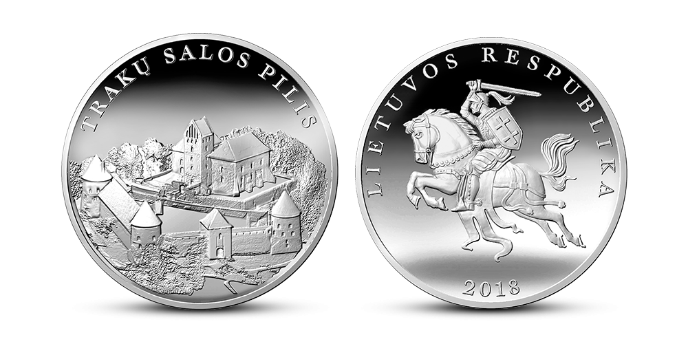 Gryno sidabro medalis „Trakų salos pilis“ Gryno sidabro medalis „Trakų salos pilis“