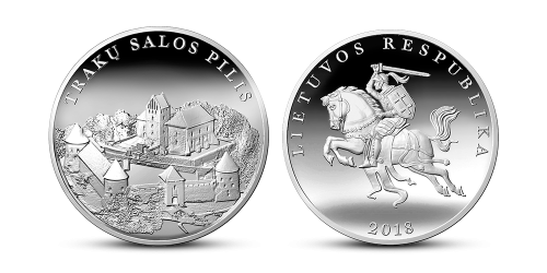 Gryno sidabro medalis „Trakų salos pilis“ Gryno sidabro medalis „Trakų salos pilis“
