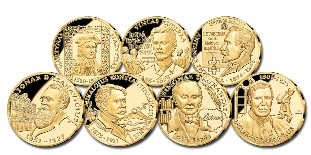 Kolekcija „Iškiliausi Lietuvos žmonės“, medaliai