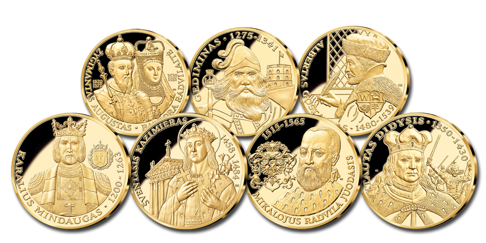 Kolekcija „Iškiliausi Lietuvos žmonės“, medaliai