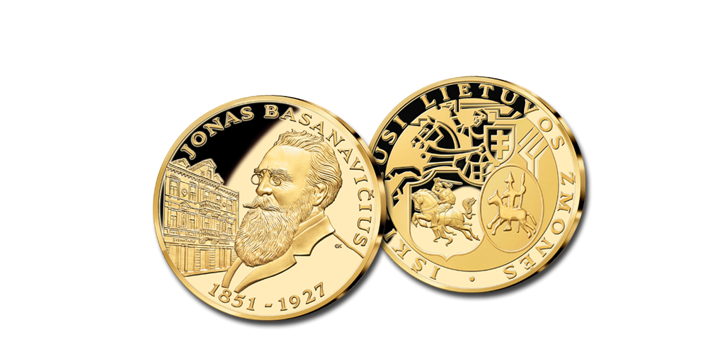 Paauksuotų medalių kolekcija &bdquo;I&scaron;kiliausi Lietuvos žmonės&ldquo;