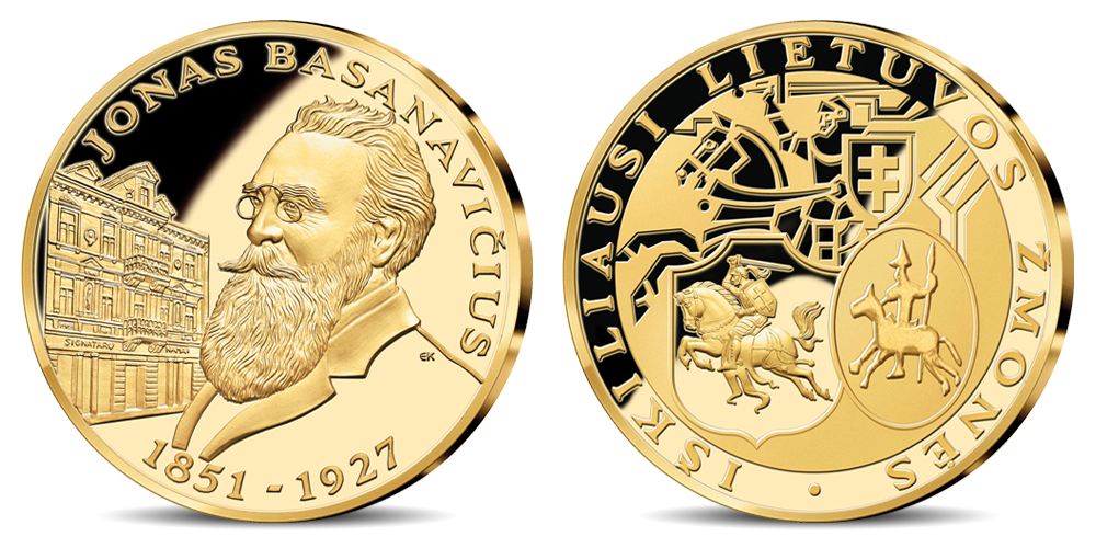 Kiti kolekcijos medaliai - Jonas Basanavičius
