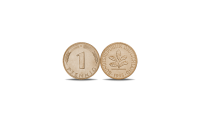 1 Vokietijos pfenigas (Pfennig)