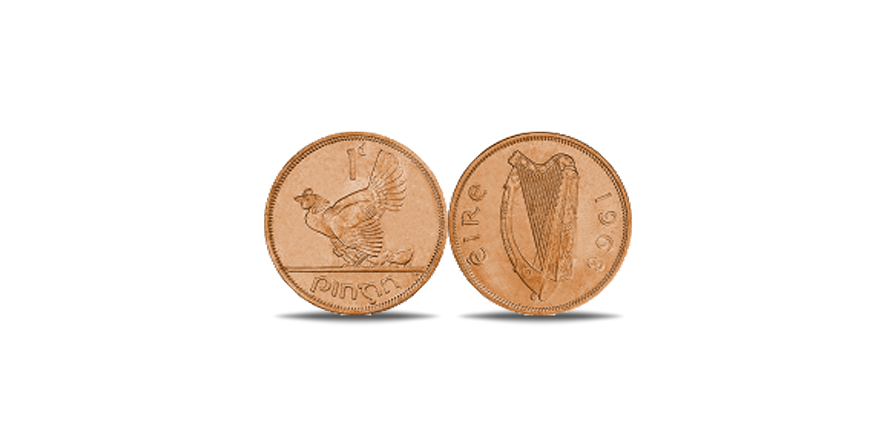 1 Airiškas centas (Penny)