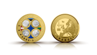 Pirmasis medalis - „Pirmosios Estijos, Lietuvos ir Latvijos eurų monetos“