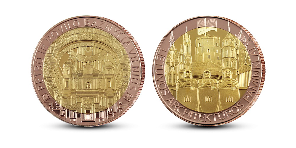 Kolekcija „Lietuvos architektūros paminklai“, pirmasis medalis – Šv. Apaštalų Petro ir Povilo bažnyčia Kolekcija „Lietuvos architektūros paminklai“, pirmasis medalis – Šv. Apaštalų Petro ir Povilo bažnyčia