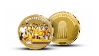 Kolekcija „Lietuvos krepšinio pergalės“, medalis 1997 m. Budapeštas