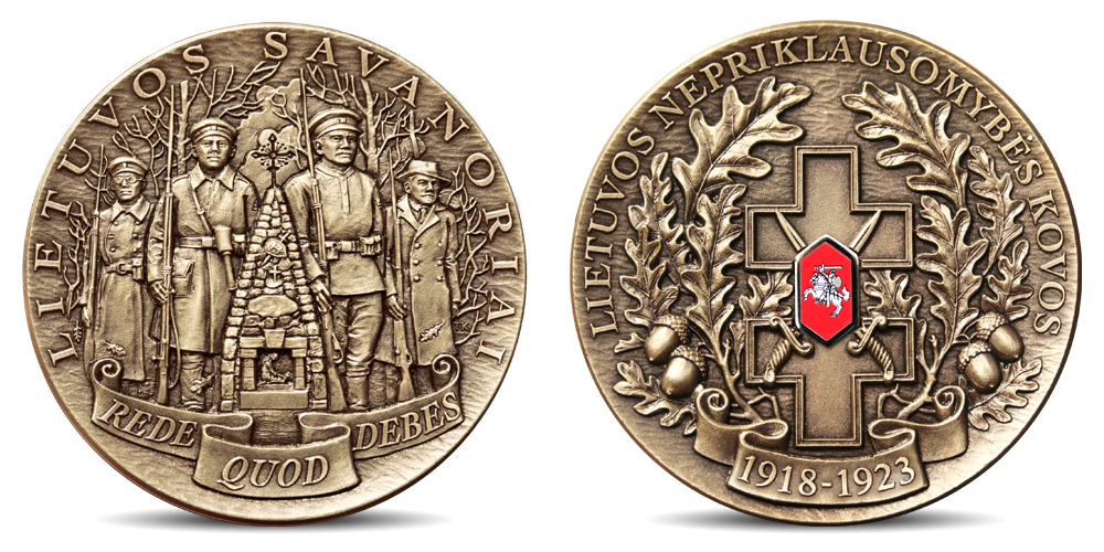 Kolekcija „Lietuvos nepriklausomybės kovos 1918 -1923“, pirmasis medalis - „Lietuvos savanoriai“ Kolekcija „Lietuvos nepriklausomybės kovos 1918 -1923“, pirmasis medalis - „Lietuvos savanoriai“