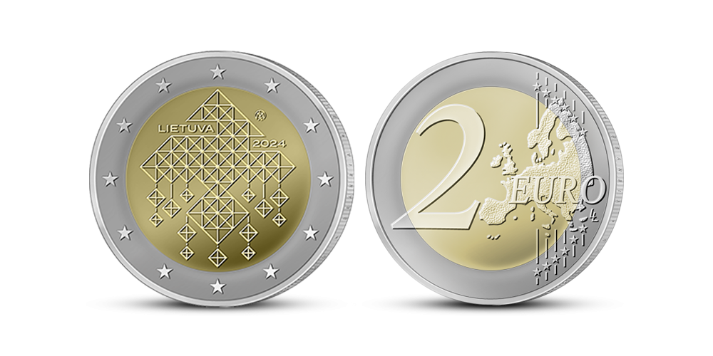 Kolekcija „Lietuviškos proginės 2 eurų monetos“, moneta – „Šiaudiniai sodai“