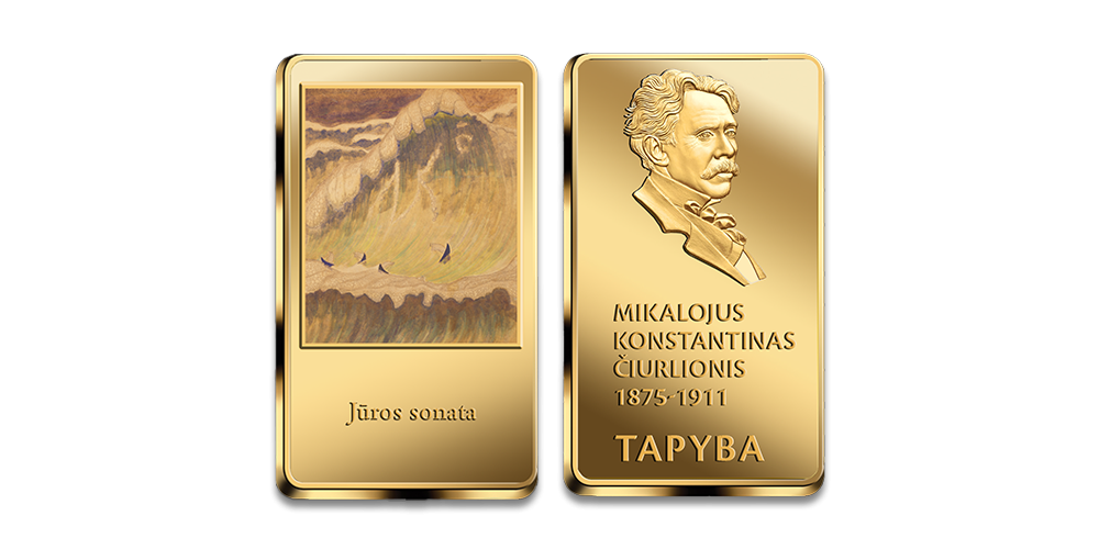 Paauksuotas luitelis „Jūros sonata (Finale)“
