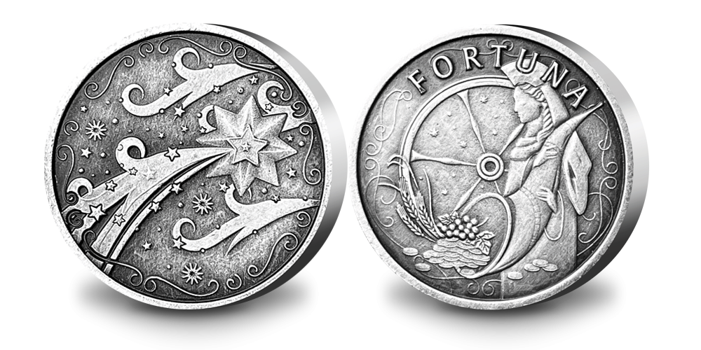Pasidabruotas medalis „Krentanti žvaigždė“