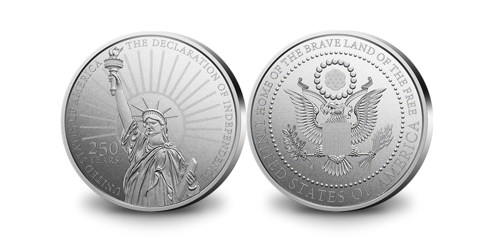 Medalių rinkinys „Jungtinėms Amerikos Valstijoms – 250 metų“1