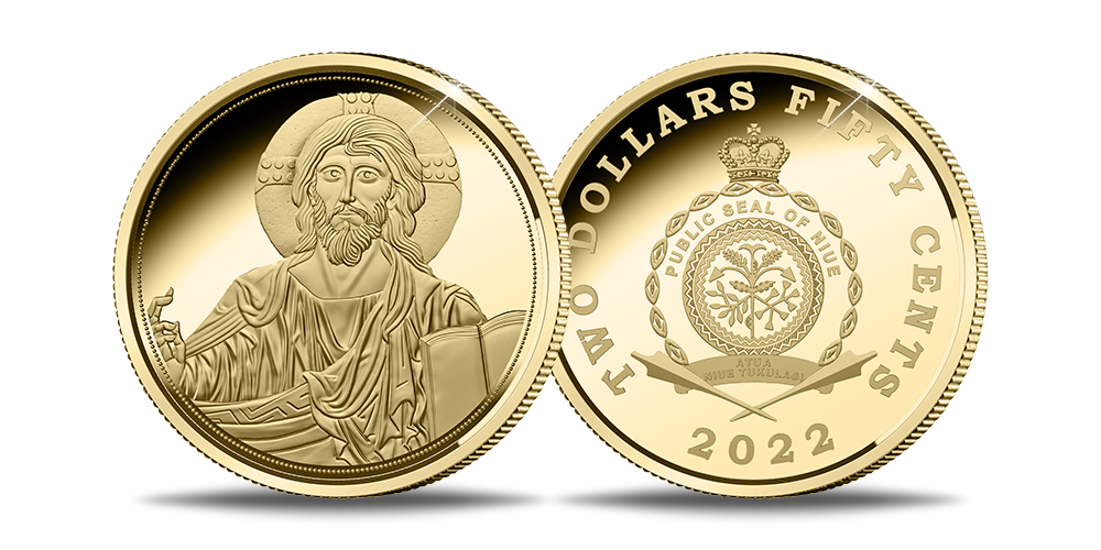 Gryno aukso moneta „Kristus Pantokratorius“