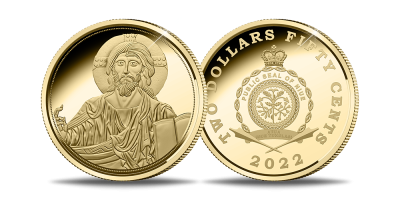 Gryno aukso moneta „Kristus Pantokratorius“