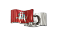 Sidabro moneta „Lietuvos istorinė vėliava – Vytis“