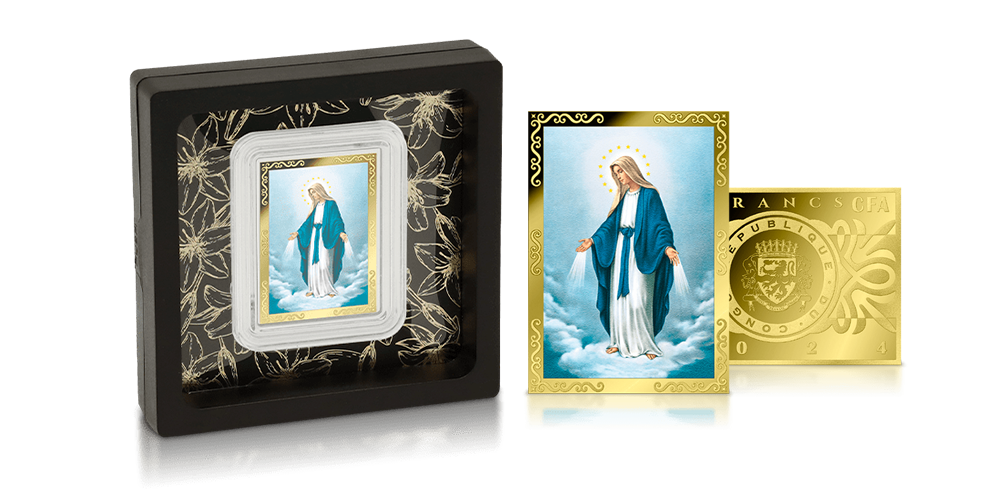 Gryno aukso moneta „Švč. Mergelės Marijos Nekaltasis Prasidėjimas“