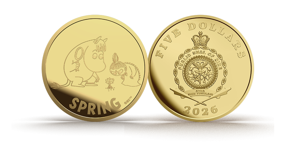 Aukso moneta „Pavasaris Trolių Mumių slėnyje“