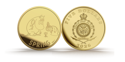 Aukso moneta „Pavasaris Trolių Mumių slėnyje“