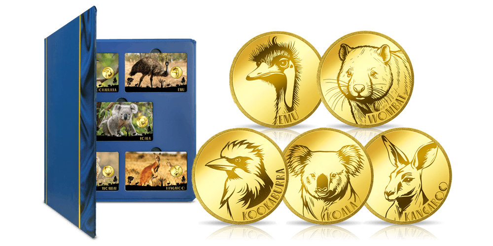 Aukso monetų rinkinys „Australijos gyvūnai“6