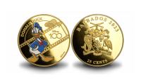 Paauksuotų monetų rinkinys „Disney - 100 metų“1