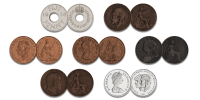 Didžiosios Britanijos monetų rinkinys „Karališkieji portretai“