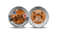 Titano monetų rinkinys „Kelionėms į kosmosą – 60 metų“2