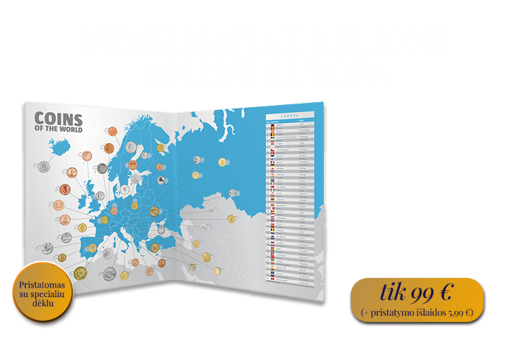 Monetų rinkinys „Pasaulio pinigai - Europa“